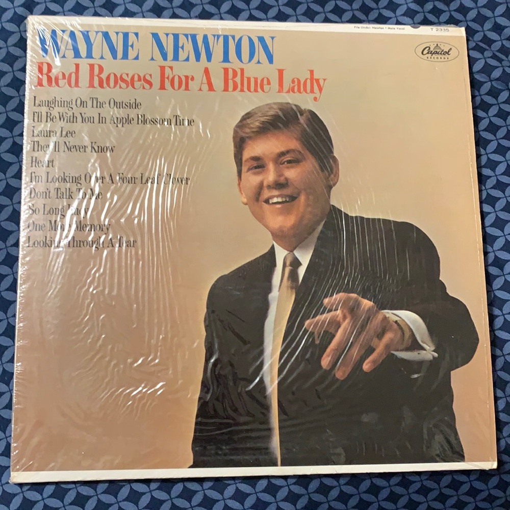 Wayne Newton Red Roses For A Blue Lady Vinyl LP